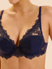Passion Triangle Push Up Bra - Midnight