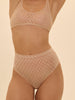 Plume High Waist Shaper Thong - Peau Rose