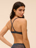 Poeme Full Cup Triangle Bra - Sapphire Blue