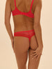 Radieuse Tanga - Flamingo Red