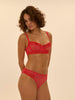 Radieuse Bikini Brief - Flamingo Red