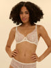 Radieuse Underwire Plunge Bra - Natural