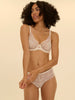 Radieuse Underwire Plunge Bra - Natural