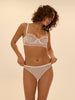 Radieuse Half Cup Bra - Natural