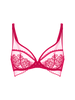 Romance Full Cup Plunge Bra - Cranberry
