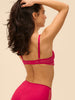Romance Half Cup Bra - Cranberry