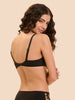 Saga Full Cup Plunge Bra - Black Tattoo