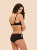 Saga Full Cup Plunge Bra - Black Tattoo