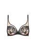 Saga Full Cup Plunge Bra - Black Tattoo