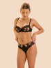 Saga Bikini Brief - Black Tattoo