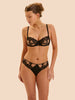 Saga Bikini Brief - Black Tattoo