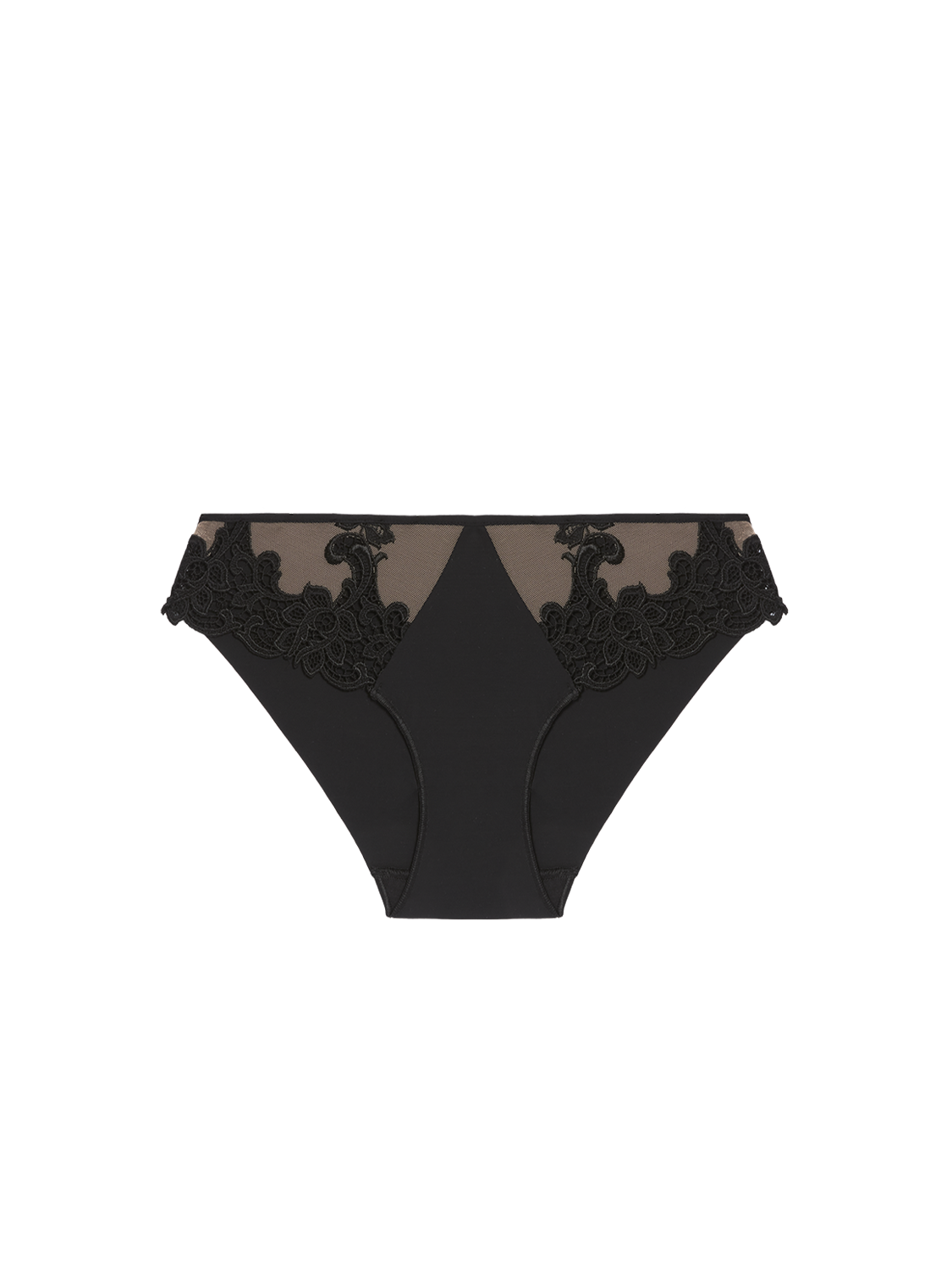 Saga Bikini Brief - Black Tattoo