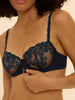 Saga Half Cup Bra - Sapphire Blue