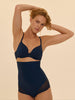 Subtile 3D Plunge Contour Bra - Midnight
