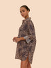 Wildora Cotton Voile Painter Shirt - Animal Print