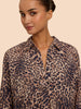 Wildora Cotton Voile Painter Shirt - Animal Print