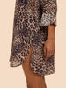 Wildora Cotton Voile Painter Shirt - Animal Print