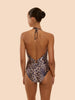 Wildora Double Ring One Piece Swimsuit - Animal Print