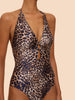 Wildora Double Ring One Piece Swimsuit - Animal Print