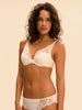 Wish Triangle Push Up Bra - Natural