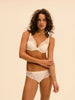 Wish Triangle Push Up Bra - Natural