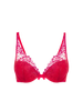 Wish Triangle Push Up Bra - Ombre Red