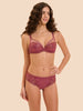 Wish Full Cup Plunge Bra - Santal Pink