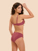 Wish Full Cup Plunge Bra - Santal Pink