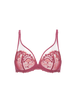 Wish Full Cup Plunge Bra - Santal Pink