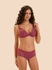Wish Triangle Push Up Bra - Santal Pink