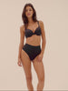 Essentiel Padded Plunge Bra - Black