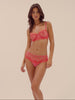 Allure Half Cup Bra - Coralia Red