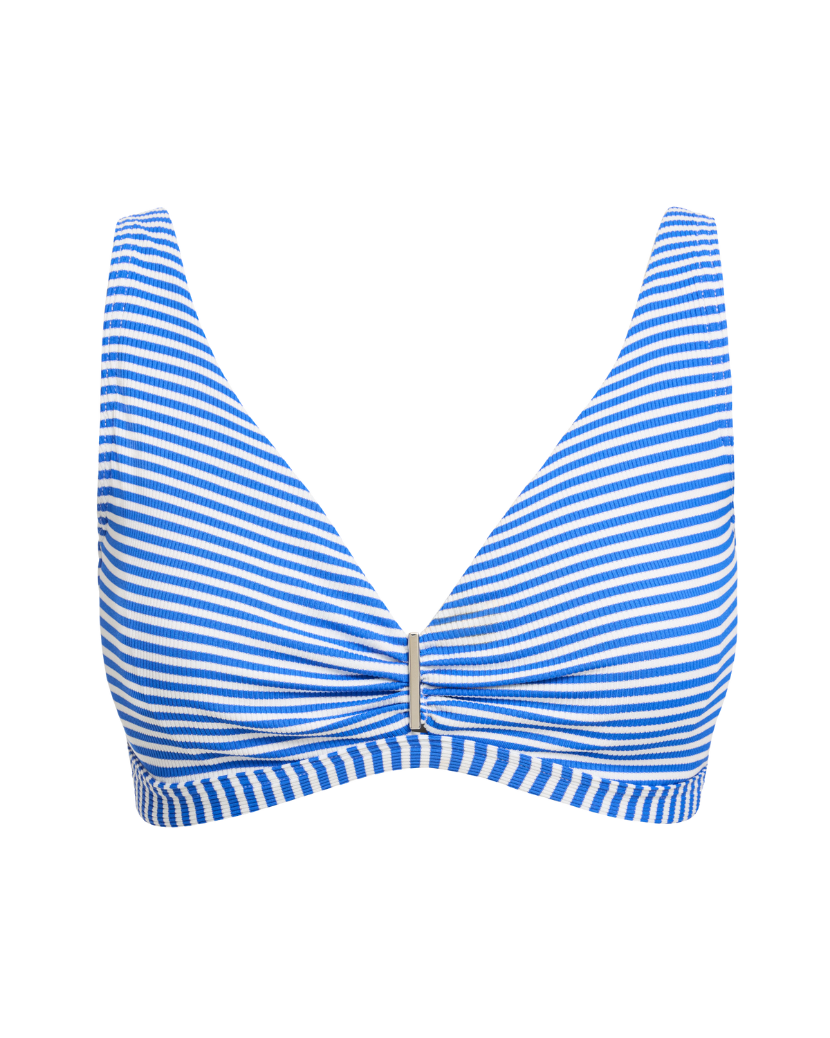 Sailor Stripe Underwired Bar Bikini Top - Royal Stripes