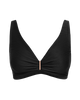 Charmer Underwired Bar Bikini Top - Black