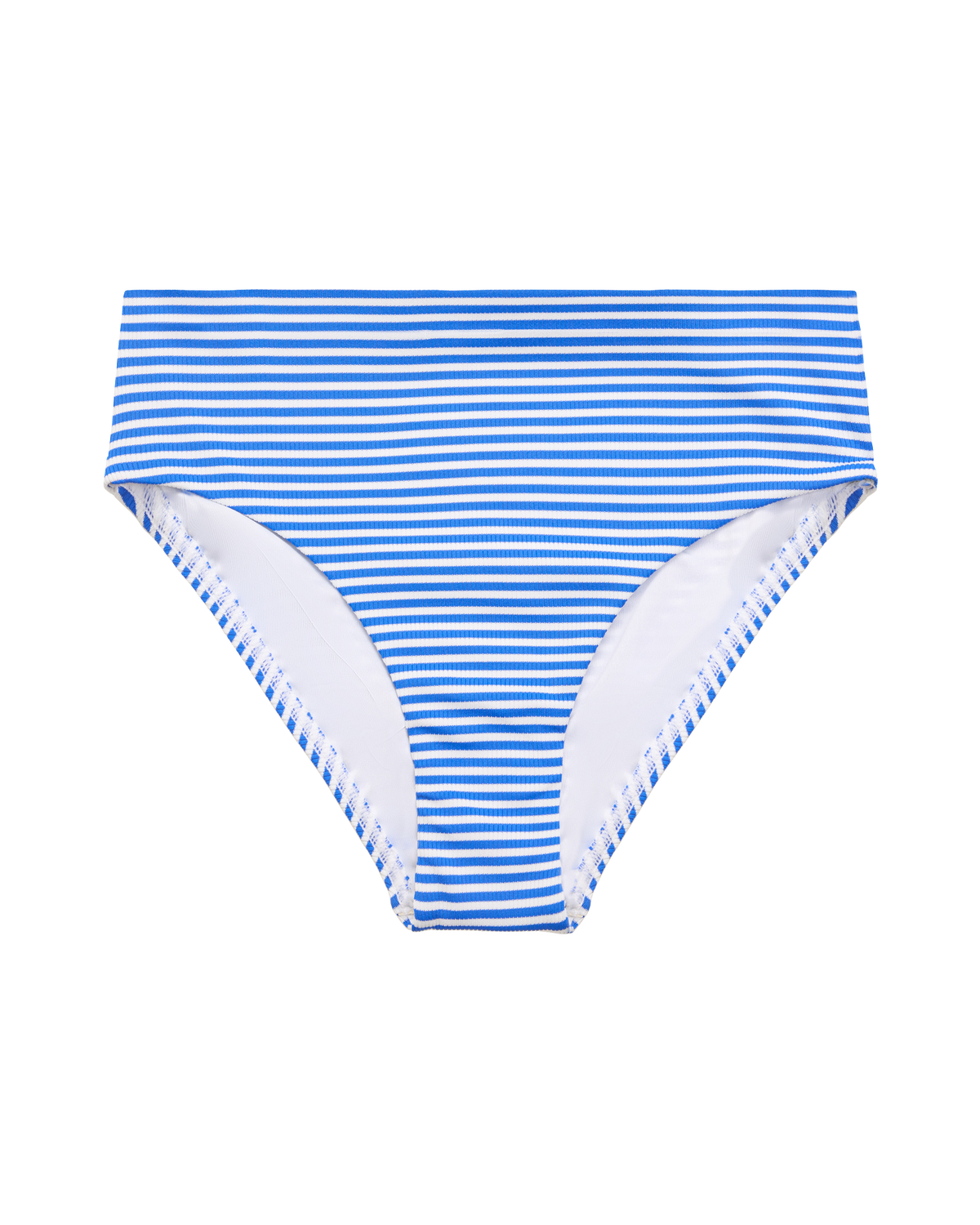 Sailor Stripe Mid Rise Bikini Brief - Royal Stripes
